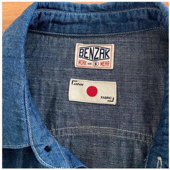 Benzak Japan chambray work shirt - Picture 2 of 3